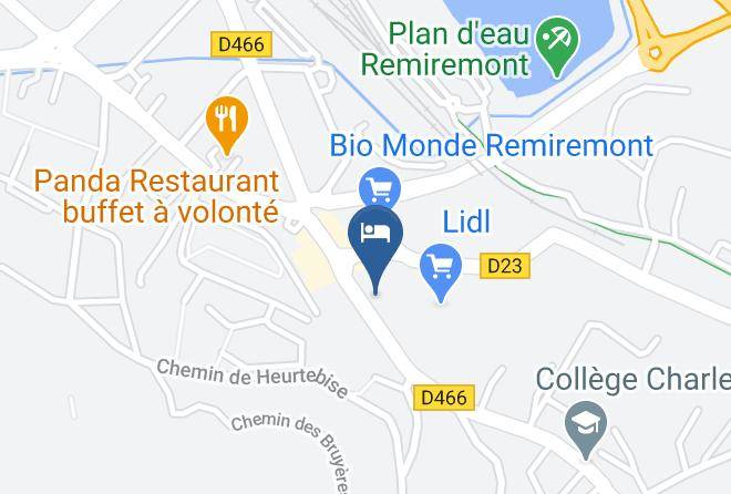 Vosges - Ibis Budget Remiremont Maps