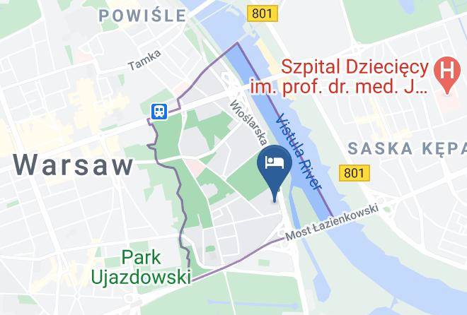 Warsaw - Ibis Budget Warszawa Centrum Maps