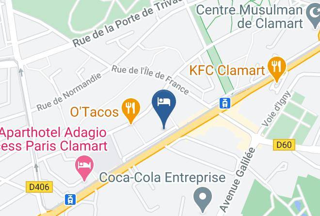 Hauts De Seine - Ibis Clamart Paris Velizy Maps