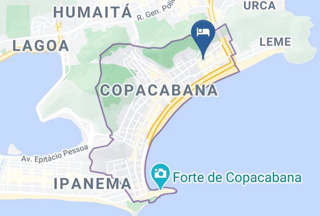 Rio De Janeiro Acabana - Ibis Hotel Copacabana Posto 2 Maps