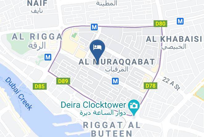 Dubai - Ibis Dubai Al Rigga Maps