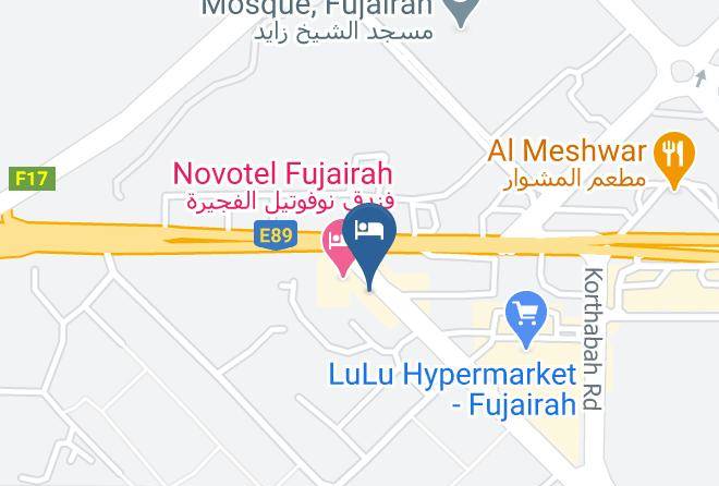Fujairah - Ibis Fujairah Maps