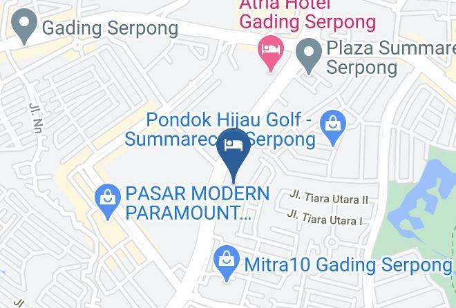 Tangerang Regency - Ibis Gading Serpong Maps