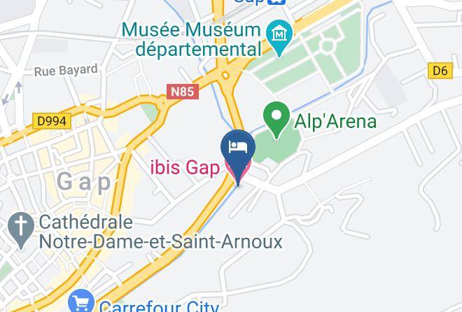 Hautes Alpes - Ibis Gap Centre Maps