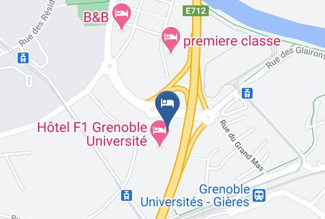 Isere - Ibis Grenoble Universite Maps