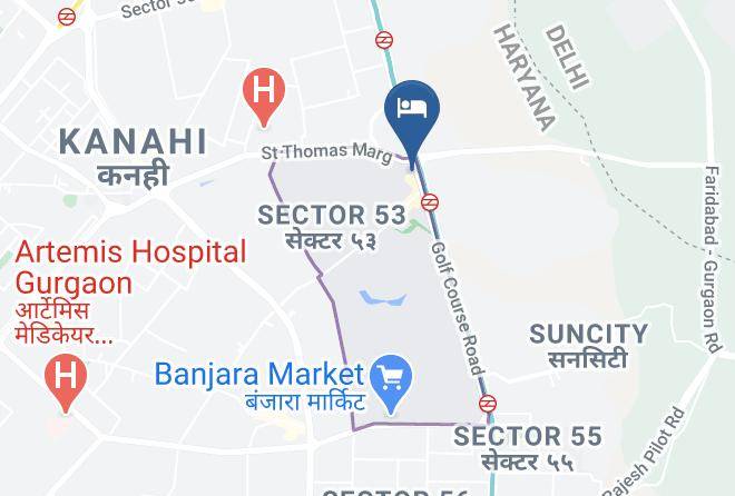 Gurgaon - Ibis Gurgaon Golf Course Road Maps
