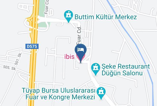 Osmangazi - Ibis Bursa Hotel Maps
