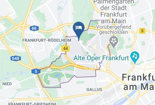 Frankfurt Am Main - Ibis Hotel Frankfurt Messe West Maps