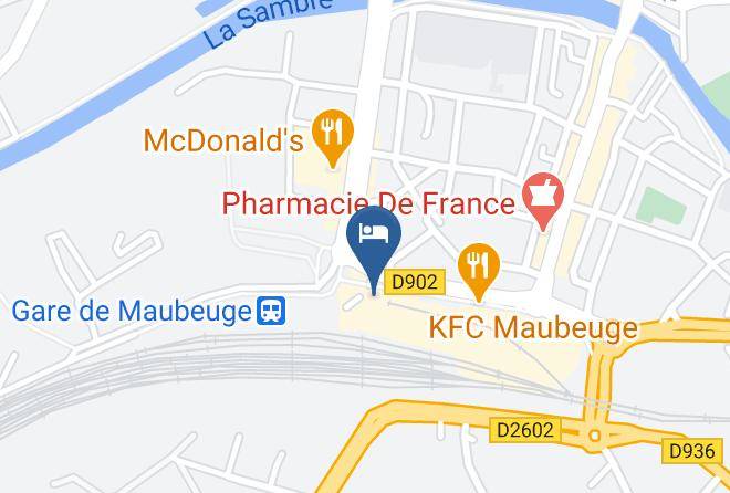 Nord - Ibis Hotel Gare Maubeuge Maps