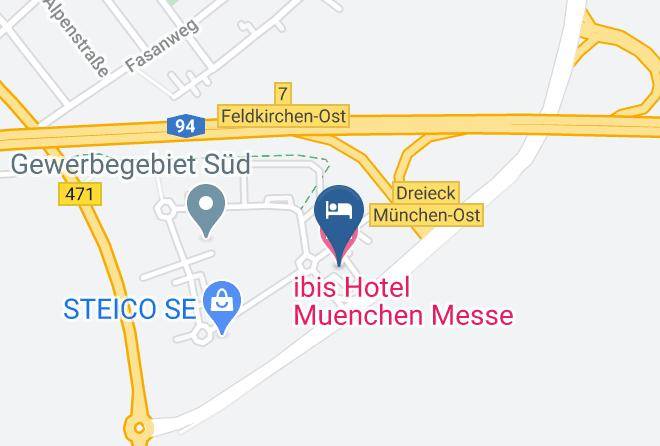 Munich District - Ibis Hotel Muenchen Messe Maps