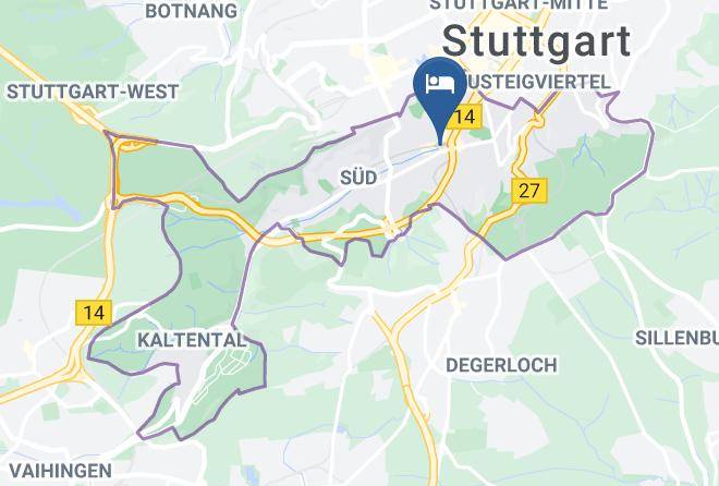 Ibis Hotel Stuttgart Centrum Map