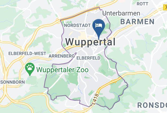 B&b Hotel Wuppertal City Map
