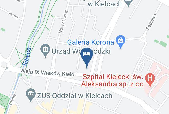 Kielce - B&B HOTEL Kielce Centrum Maps