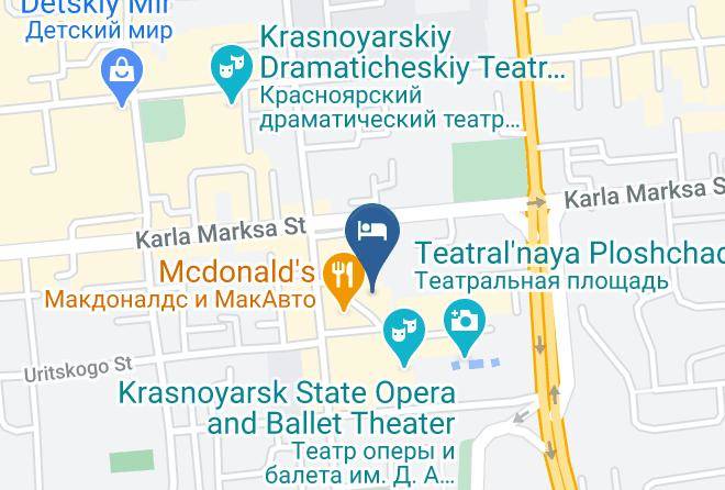 Krasnoyarsk - Ibis Krasnoyarsk Center Maps