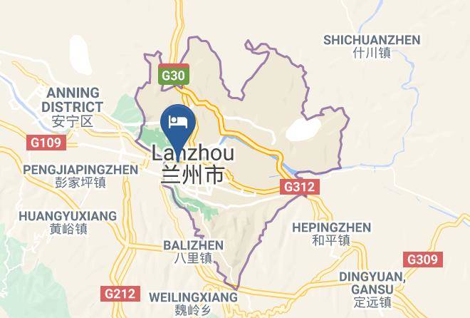 Lanzhou - Ibis Lanzhou Dongfanghong Plaza Hotel Maps