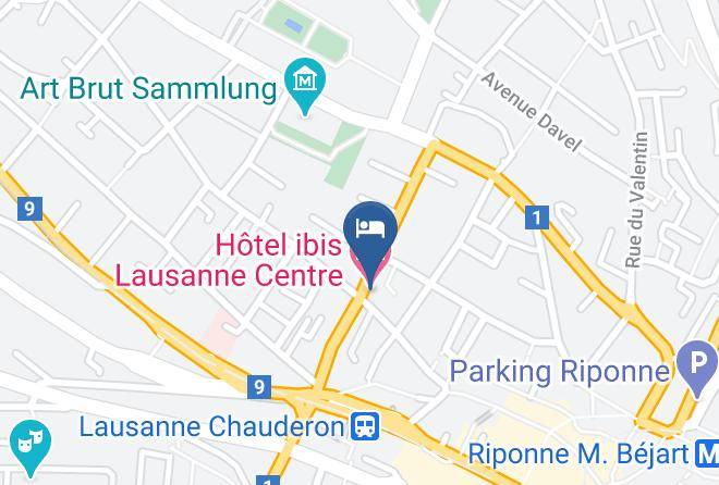 Lausanne - Ibis Lausanne Centre Maps