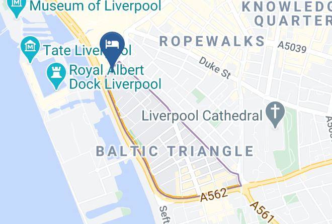Liverpool - Ibis Liverpool Centre Albert Dock Liverpool One Maps