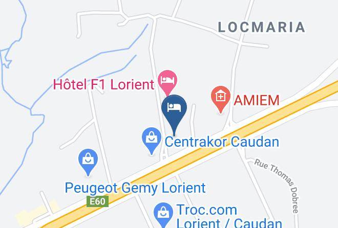 Morbihan - Ibis Lorient Hotel Maps