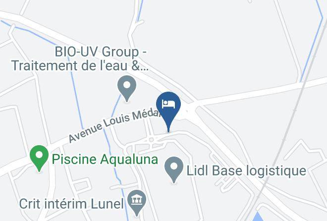 Ibis Lunel Petite Camargue Map