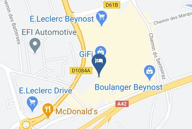 Ain - Ibis Lyon Est Beynost A42 Maps