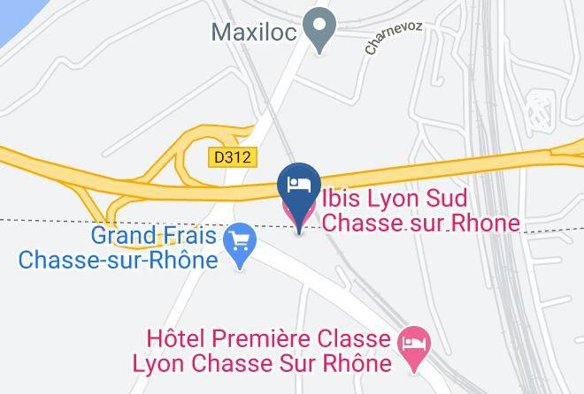 Isere - Ibis Lyon Sud Chasse Sur Rhone Maps