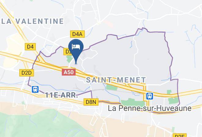 B&b Hotel Marseille La Valentine Porte D'aubagne Map