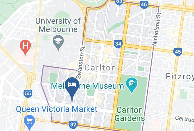 Melbourne - Essence Hotel Carlton Maps