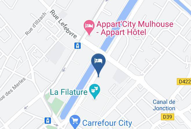 Haut Rhin - Ibis Mulhouse Centre Filature Maps