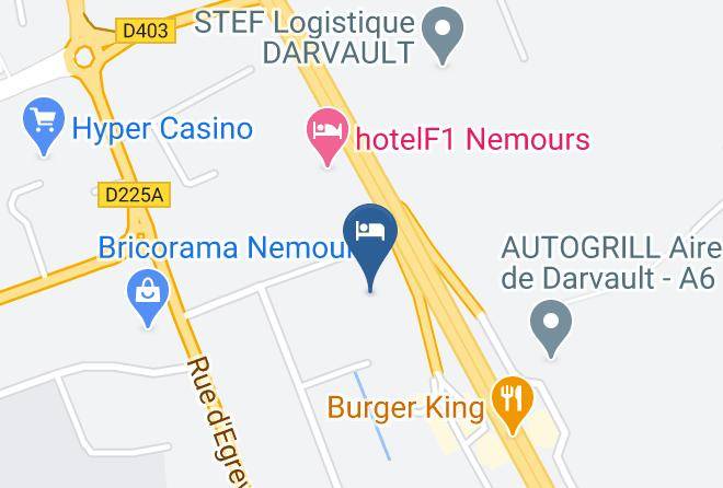 Seine Et Marne - Ibis Nemours Maps