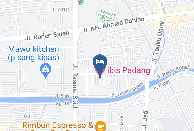 Kota Padang - Ibis Padang Maps