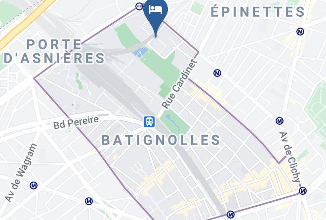 Paris - Ibis Paris 17 Clichy Batignolles Maps