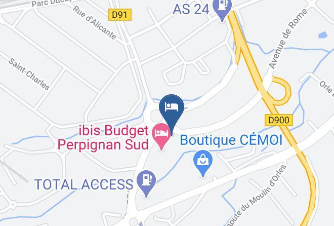 Pyrenees Orientales - Ibis Perpignan Sud Saint Charles Maps
