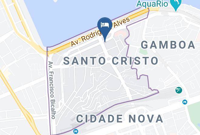 Rio De Janeiro Santo Cristo - Novotel Rj Porto Atlantico Maps