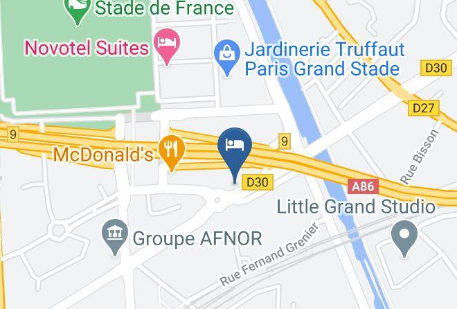 Seine St Denis - Ibis Saint Denis Stade Sud Maps