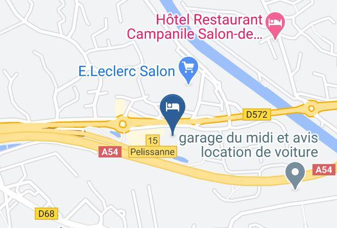 Bouches Du Rhone - Ibis Salon De Provence South Hotel Maps