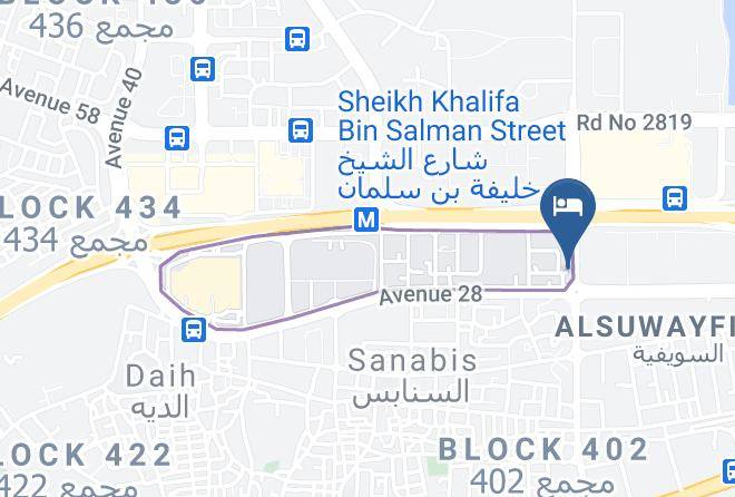 Sanabis - Ibis Seef Manama Maps
