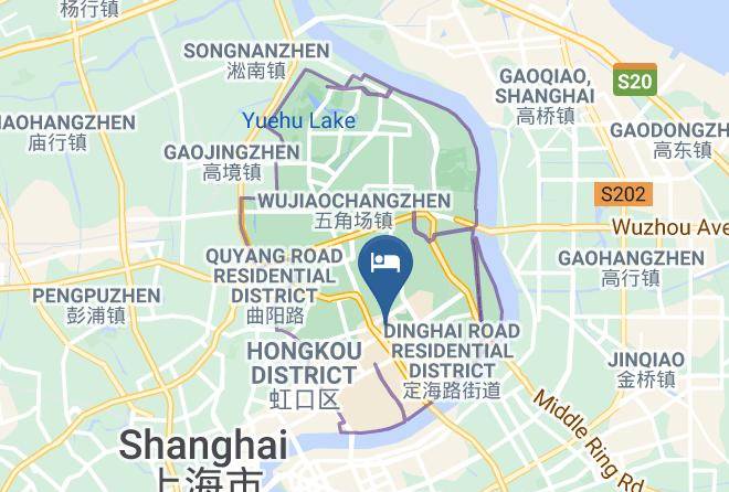 Yangpu District - Ibis Shanghai North The Bund Zhoujiazui Road Maps