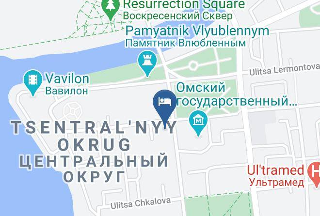 Omsk - Ibis Sibir Omsk Maps