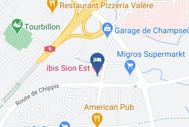 Sion - Ibis Sion Est Maps