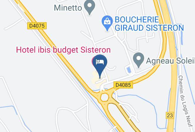Alpes De Haute Provence - Ibis Sisteron Maps