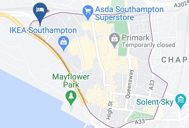 Southampton - Ibis Southampton Centre Maps