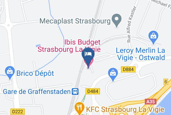 Bas Rhin - Ibis Strasbourg Sud La Vigie Maps