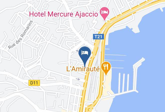 Southernsica - Ibis Styles Ajaccio Napoleon Maps