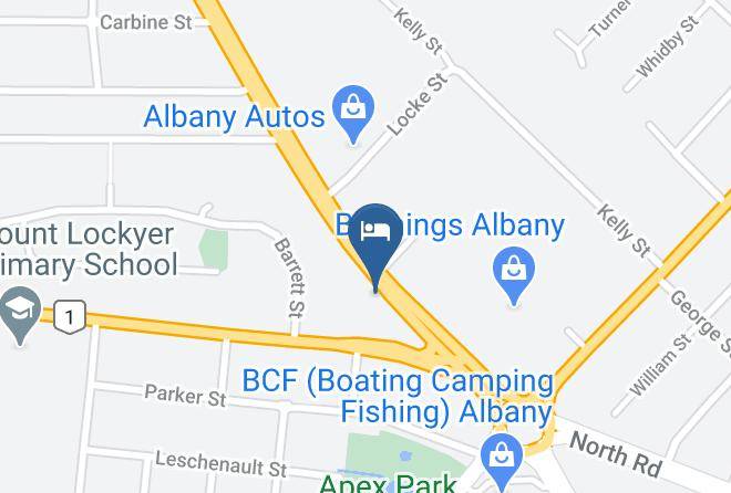 Albany - Ibis Styles Albany Maps