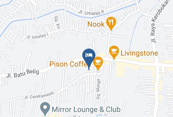 Badung Regency - Kamaniiya Petitenget Seminyak Maps