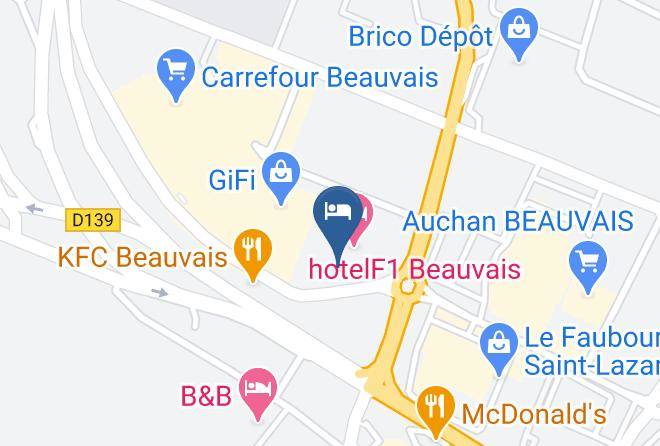 Oise - Ibis Styles Beauvais Maps