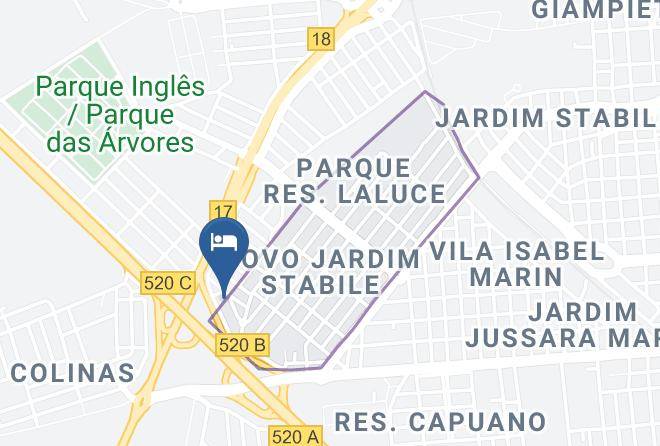 Birigui - Ibis Styles Birigui Maps