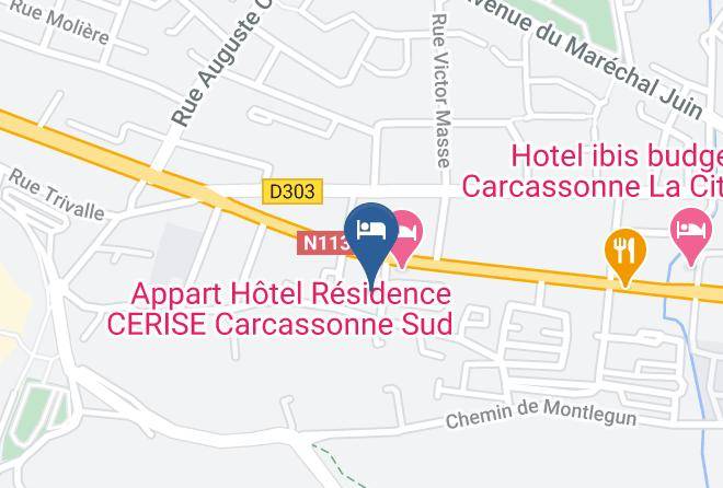 Aude - Ibis Styles Carcassonne La Cite Maps
