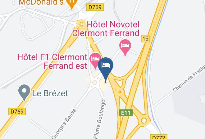 Puy De Dome - Ibis Styles Clermont Ferrand Le Brezet Aeroport Maps