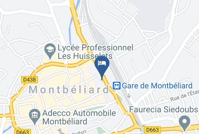 Doubs - Ibis Styles Montbeliard Centre Velotte Maps